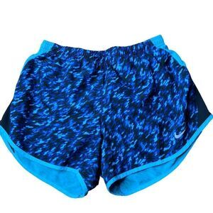 NIKE Dri Fit Blue Lined Running Shorts Size XS